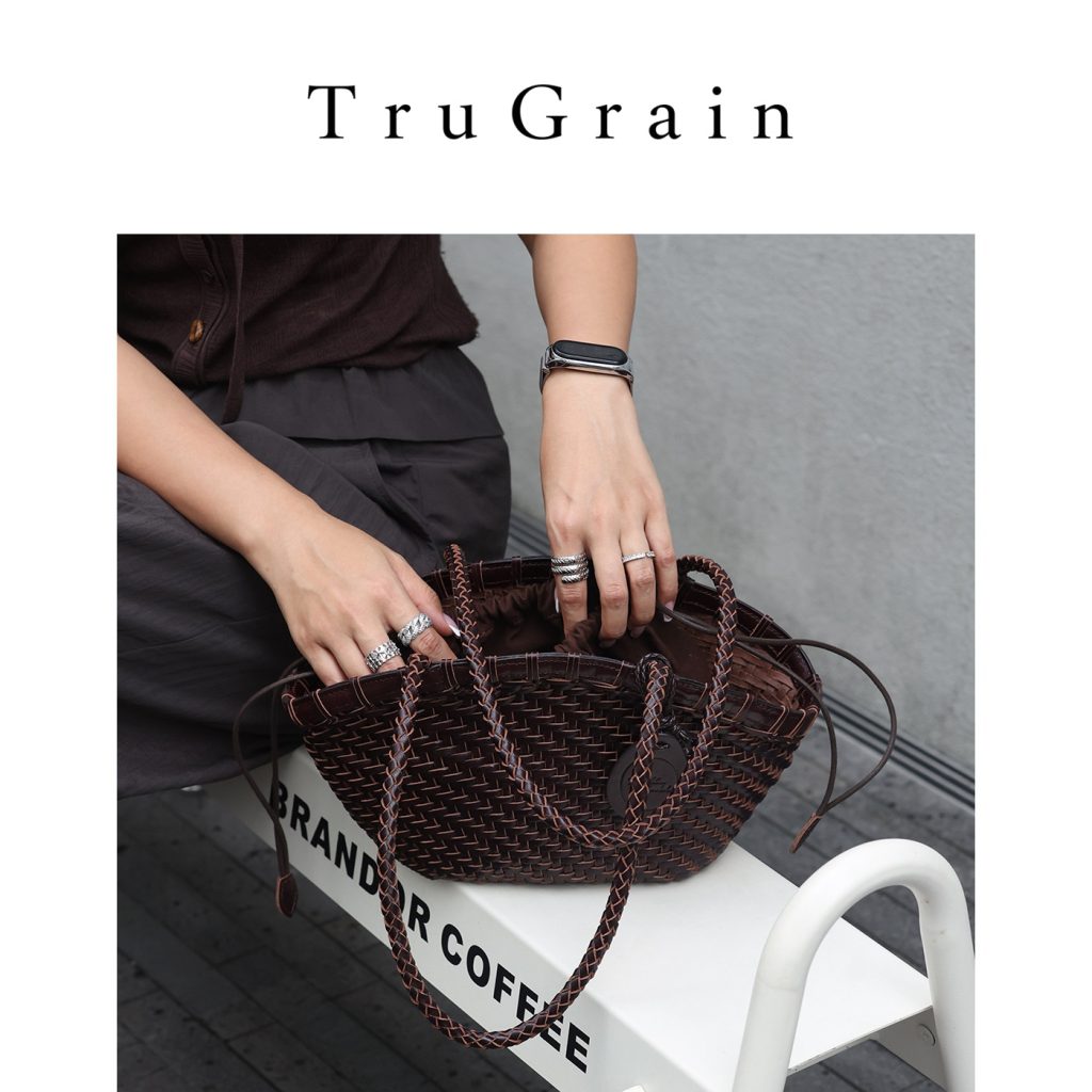 TG-006 handwoven leather bag